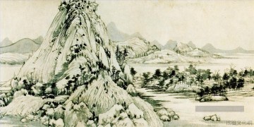 Huang gongwant Fuchun Montagne chinoise traditionnelle Peinture à l'huile
